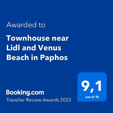 Isabella Court Townhouse Near Venus Beach And Lidl Pafos Exterior foto